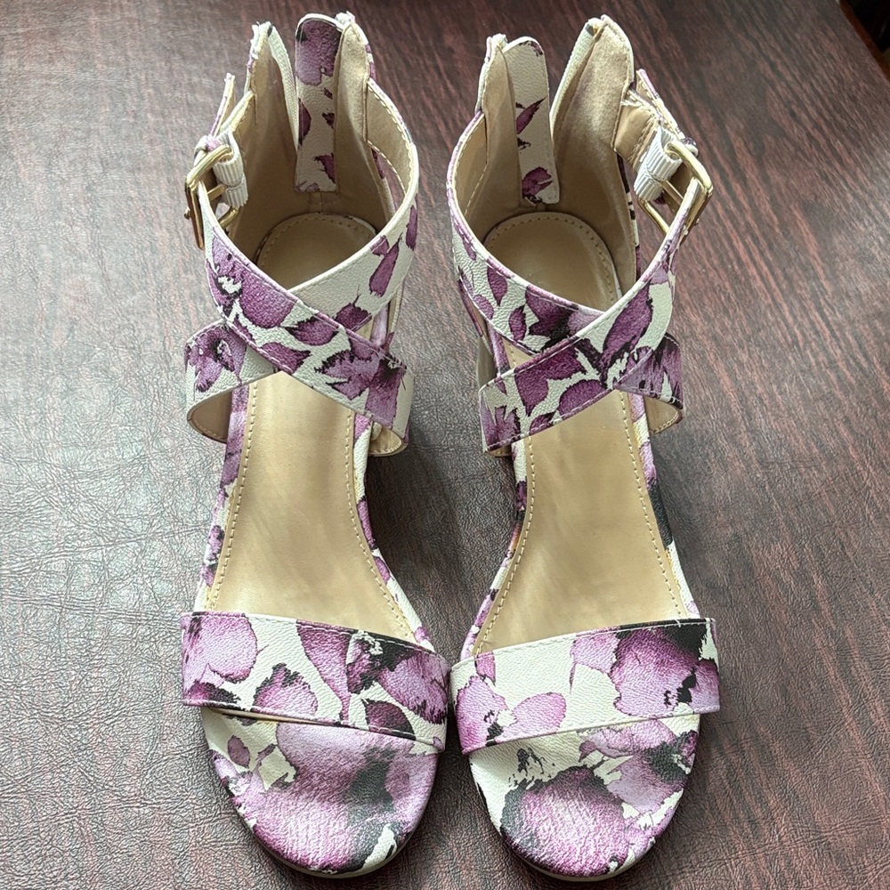 Floral Purple Women's Sandals